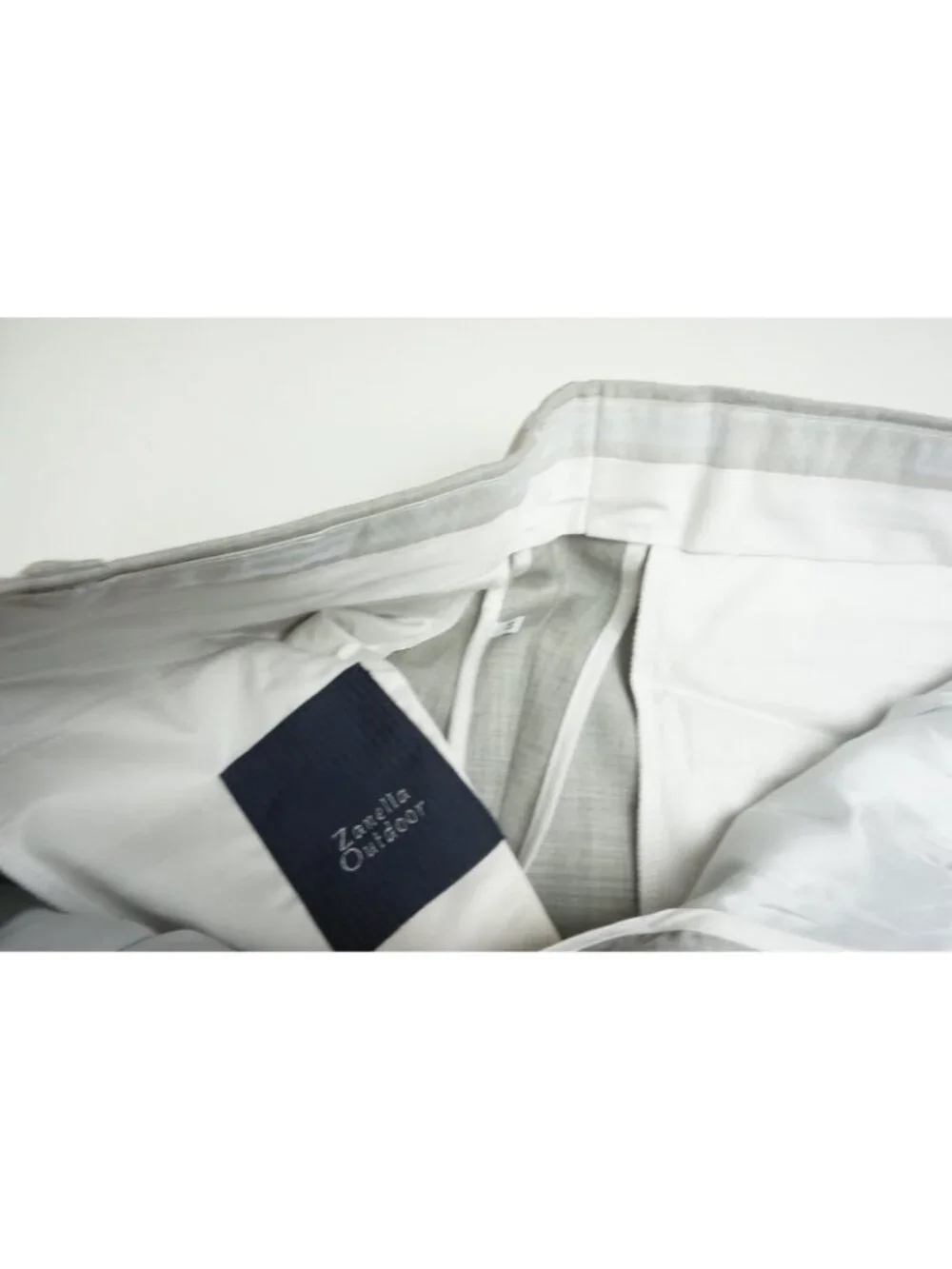 Zanella Outdoor Light Gray 100% Wool Dress Pant 48R EU BRAND NEW